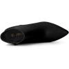 imageAllegra K Womens Pointed Toe Zipper Stiletto Heel Ankle BootsBlack