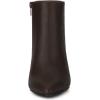 imageAllegra K Womens Pointed Toe Zipper Stiletto Heel Ankle BootsCoffee