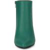 imageAllegra K Womens Pointed Toe Zipper Stiletto Heel Ankle BootsGreen