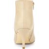 imageAllegra K Womens Pointed Toe Zipper Stiletto Heel Ankle BootsNude