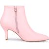 imageAllegra K Womens Pointed Toe Zipper Stiletto Heel Ankle BootsPink