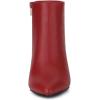 imageAllegra K Womens Pointed Toe Zipper Stiletto Heel Ankle BootsRed