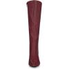 imageAllegra K Womens Pointy Toe Buckle Stiletto Heel Knee High BootsBurgundy