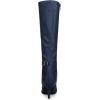 imageAllegra K Womens Pointy Toe Buckle Stiletto Heel Knee High BootsNavy Blue