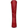 imageAllegra K Womens Pointy Toe Buckle Stiletto Heel Knee High BootsRed