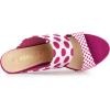 imageAllegra K Womens Polka Dots Stiletto Heel Slides SandalsHot Pink