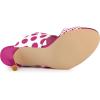 imageAllegra K Womens Polka Dots Stiletto Heel Slides SandalsHot Pink