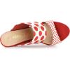 imageAllegra K Womens Polka Dots Stiletto Heel Slides SandalsRed