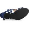imageAllegra K Womens Polka Dots Stiletto Heel Slides SandalsRoyal Blue