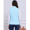imageAllegra K Womens Puffer Vest Stand Collar Lightweight Gilet Quilted Zip VestBaby Blue