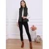 imageAllegra K Womens Puffer Vest Stand Collar Lightweight Gilet Quilted Zip VestBlack
