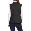 imageAllegra K Womens Puffer Vest Stand Collar Lightweight Gilet Quilted Zip VestBlack