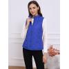 imageAllegra K Womens Puffer Vest Stand Collar Lightweight Gilet Quilted Zip VestBright Blue