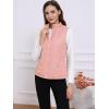 imageAllegra K Womens Puffer Vest Stand Collar Lightweight Gilet Quilted Zip VestDusty Rose