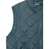 imageAllegra K Womens Puffer Vest Stand Collar Lightweight Gilet Quilted Zip VestForest Green