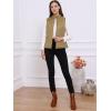 imageAllegra K Womens Puffer Vest Stand Collar Lightweight Gilet Quilted Zip VestKhaki