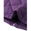 imageAllegra K Womens Puffer Vest Stand Collar Lightweight Gilet Quilted Zip VestPurple