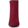 imageAllegra K Womens Side Zip Chunky Heels Ankle BootsBurgundy