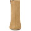 imageAllegra K Womens Side Zip Chunky Heels Ankle BootsCamel