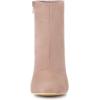 imageAllegra K Womens Side Zip Chunky Heels Ankle BootsDust Pink