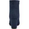 imageAllegra K Womens Side Zip Chunky Heels Ankle BootsNavy Blue