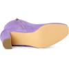 imageAllegra K Womens Side Zip Chunky Heels Ankle BootsPurple