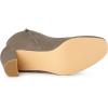 imageAllegra K Womens Side Zip Chunky Heels Ankle BootsTaupe