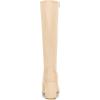 imageAllegra K Womens Side Zipper Chunky Heel Knee High BootsBeige