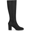 imageAllegra K Womens Side Zipper Chunky Heel Knee High BootsBlack