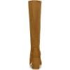 imageAllegra K Womens Side Zipper Chunky Heel Knee High BootsBrown
