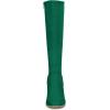 imageAllegra K Womens Side Zipper Chunky Heel Knee High BootsEmerald Green