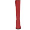 imageAllegra K Womens Side Zipper Chunky Heel Knee High BootsRed