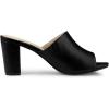 imageAllegra K Womens Slip on Block Heel Slide SandalsBlack