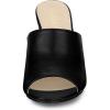 imageAllegra K Womens Slip on Block Heel Slide SandalsBlack