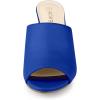 imageAllegra K Womens Slip on Block Heel Slide SandalsBlue