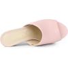 imageAllegra K Womens Slip on Block Heel Slide SandalsPink