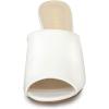 imageAllegra K Womens Slip on Block Heel Slide SandalsWhite