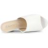 imageAllegra K Womens Slip on Block Heel Slide SandalsWhite