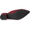 imageAllegra K Womens Slip on Pointed Toe Chunky Heels Slide MulesBurgundy