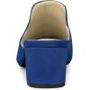 imageAllegra K Womens Slip on Pointed Toe Chunky Heels Slide MulesRoyal Blue