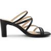 imageAllegra K Womens Strappy Block Heels Slide Heel SandalsBlack