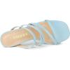 imageAllegra K Womens Strappy Block Heels Slide Heel SandalsBlue