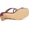 imageAllegra K Womens Strappy Block Heels Slide Heel SandalsBurgundy
