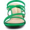 imageAllegra K Womens Strappy Block Heels Slide Heel SandalsGreen