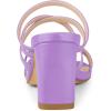 imageAllegra K Womens Strappy Block Heels Slide Heel SandalsPurple