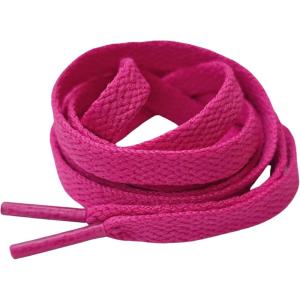 imageAllegra K 1Pair Flat Shoelaces Sports Shoe Strings Replacement Shoe Laces for Lady 120 x 11cm 47 x 043 Inches Fuchsia