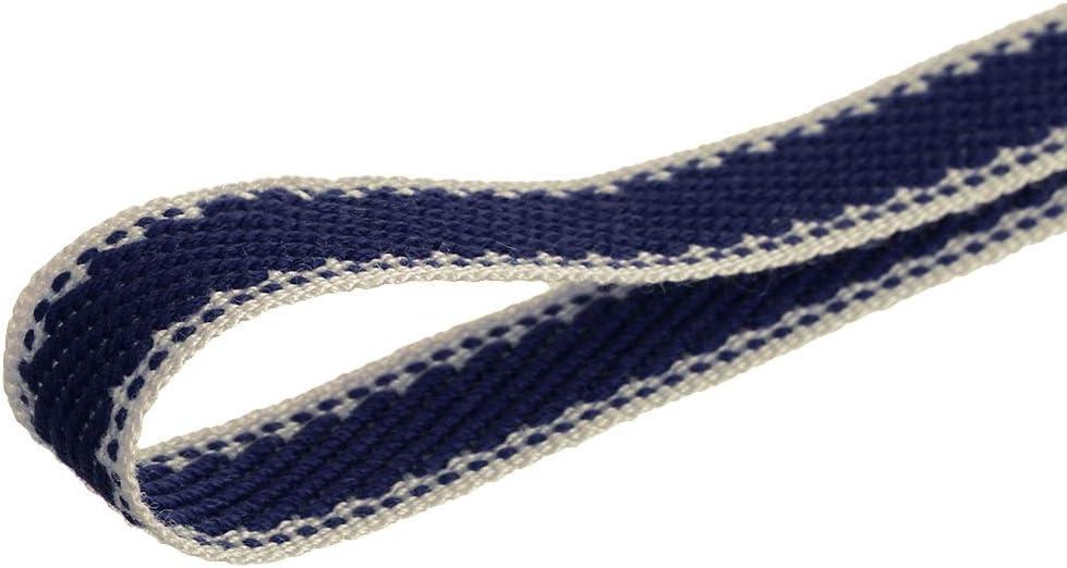 imageAllegra K Flat Shoelaces Canvas Color Contrast Trim Stripe Shoe Strings for Sneakers Athletic 2 PairsBlue White