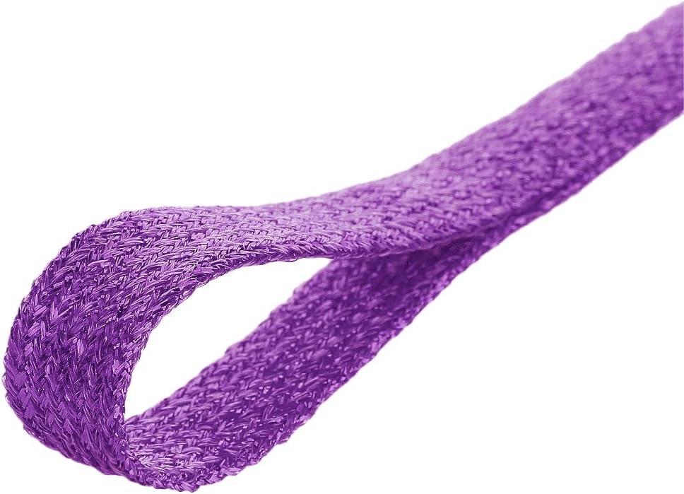 imageAllegra K Glitter Shiny Metallic Sparkling Shimmery Flat Sneakers Shoelace Shoe Laces StringsDark Purple