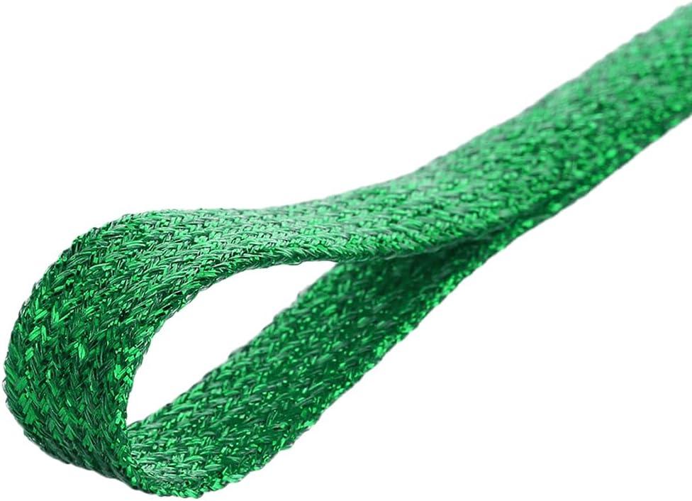 imageAllegra K Glitter Shiny Metallic Sparkling Shimmery Flat Sneakers Shoelace Shoe Laces StringsGreen