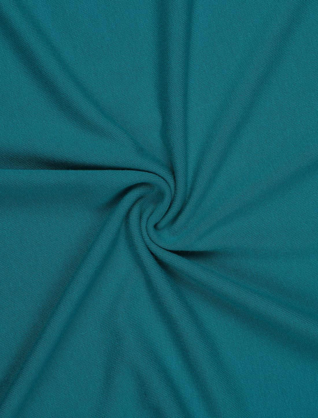 imageAllegra K Womens Half Sleeves Scoop Neck Fitted Layering Top Soft TShirtBlue Green